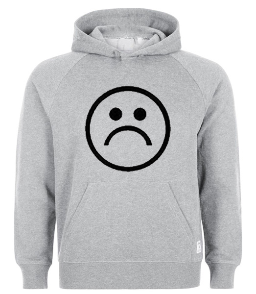 Sad Face Emoji Hoodie