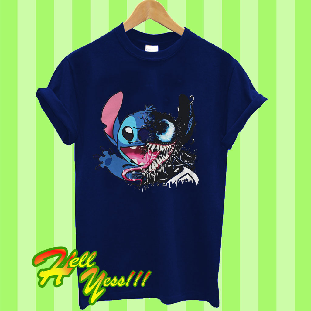 Stitch And Venom T Shirt